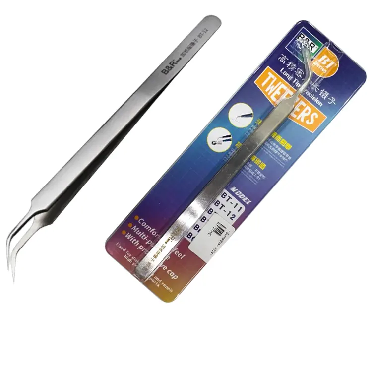 Replacement for BT12 BT-12 TWEEZER CURVED BR - Quality Phone Parts in Sri Lanka